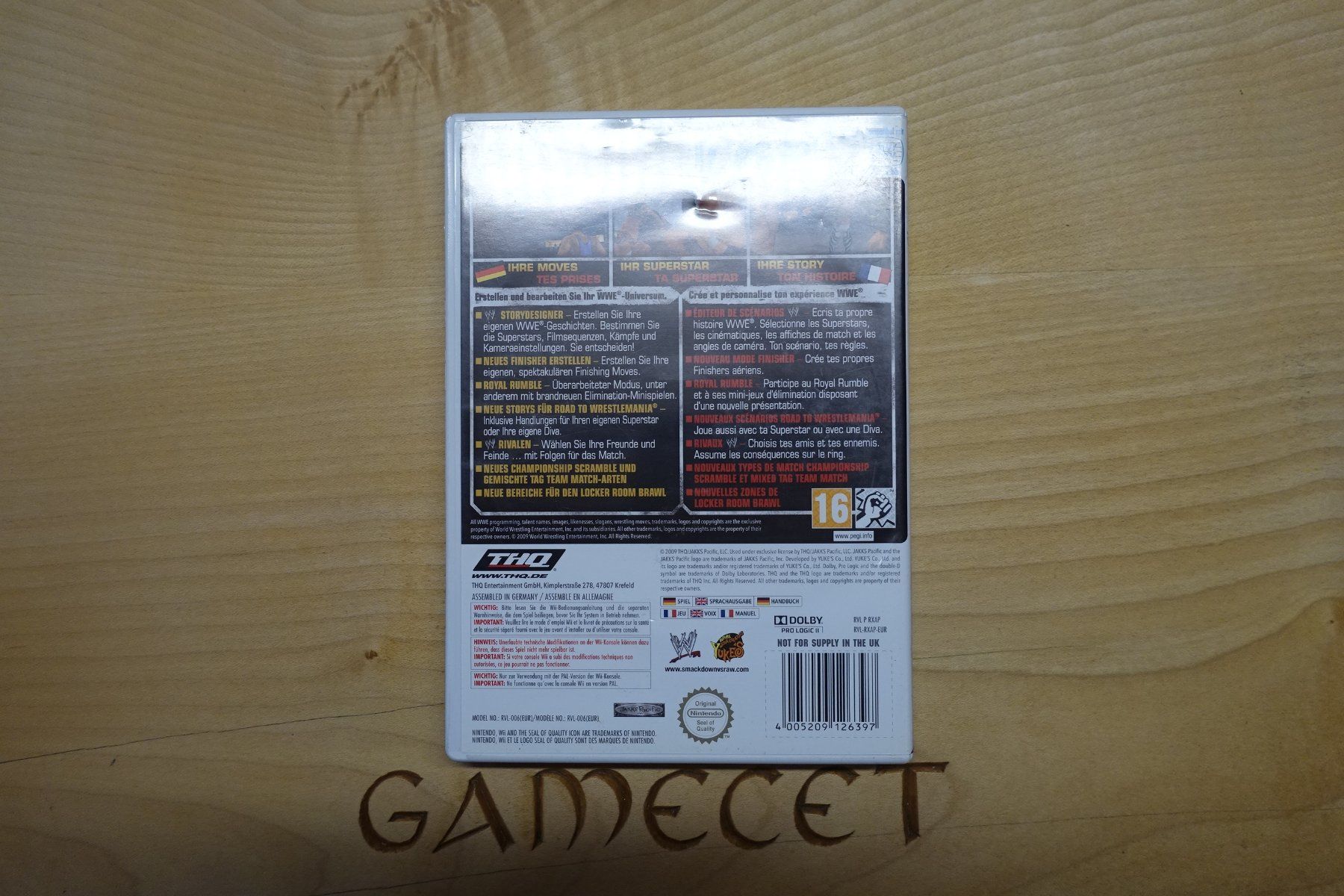 Nintendo Spiele: WWE Smackdown vs. Raw 2010 – Gebraucht aus Steinach von Gamecet 2