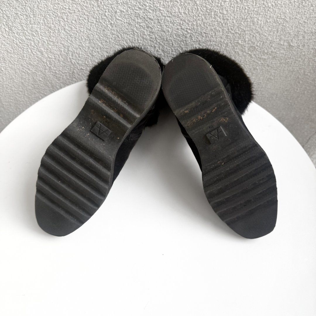 Scarpe da donna: AQUATALIA Bottes Noires Fourrées - Taille 39 – Usato da Vevey venduto da secondlifevevey 3