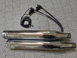 Jekill Klappenauspuff für Harley Davidson FAT-BOB/WIDE GLIDE