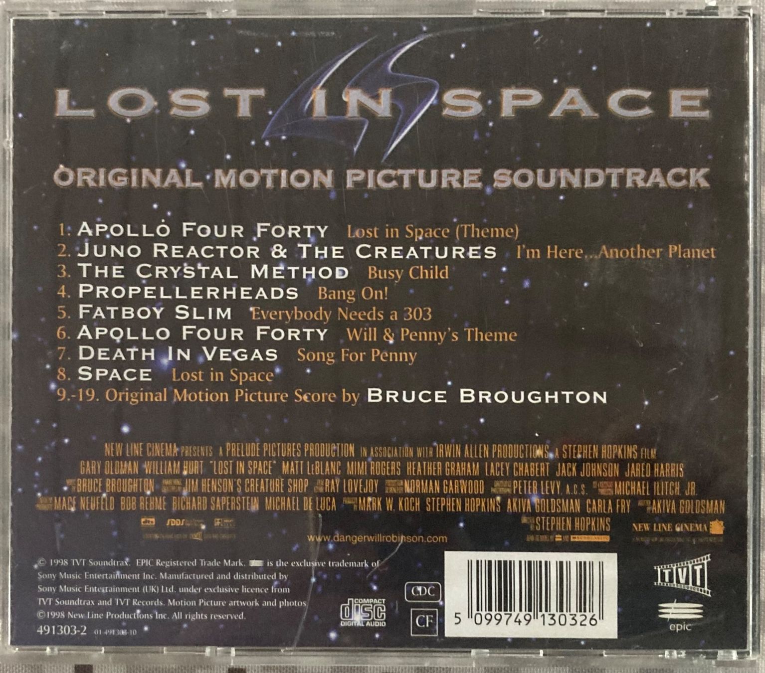 CD: MUSIQUE DE FILM - LOST IN SPACE – Usato da Poliez-Pittet venduto da Newtown-Records 1