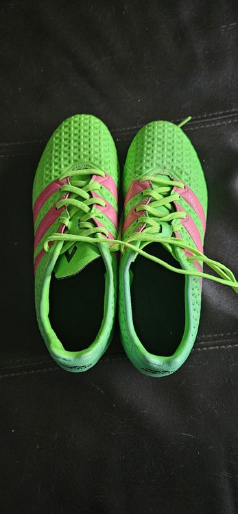 Adidas Fussballschuhe grun pink Gr. 37 2 3 Kaufen auf Ricardo