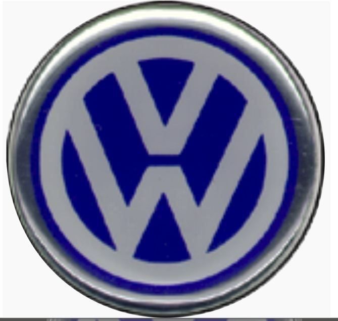 75mm VW METALL Aufkleber VOLKSWAGEN Felgen LOGO Radkappen Embleme