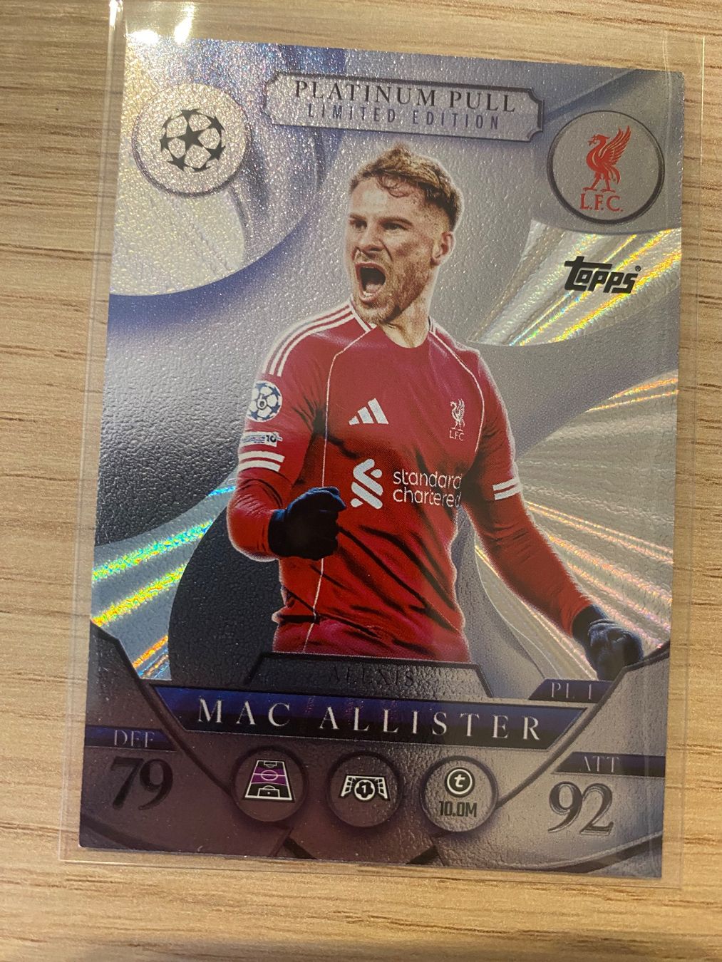 Topps Carte collezionabili: Topps Match Attax 25/26  Mac Allister Platinum Pull Pl 1 – Nuovo (secondo la descrizione) da Zürich venduto da BVBWINNER