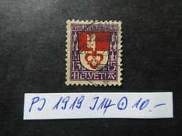 Pro Juventute 1919 Nr. J14 gestempelt