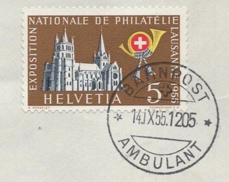 Tous les timbres: BAHNPOST 14.IX.55  1205     Nachporto – D'occasion à Aarau par kufi44 1