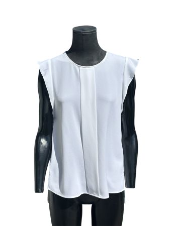 Weisse Bluse, Gr. M/38, perfekt für Sommer!