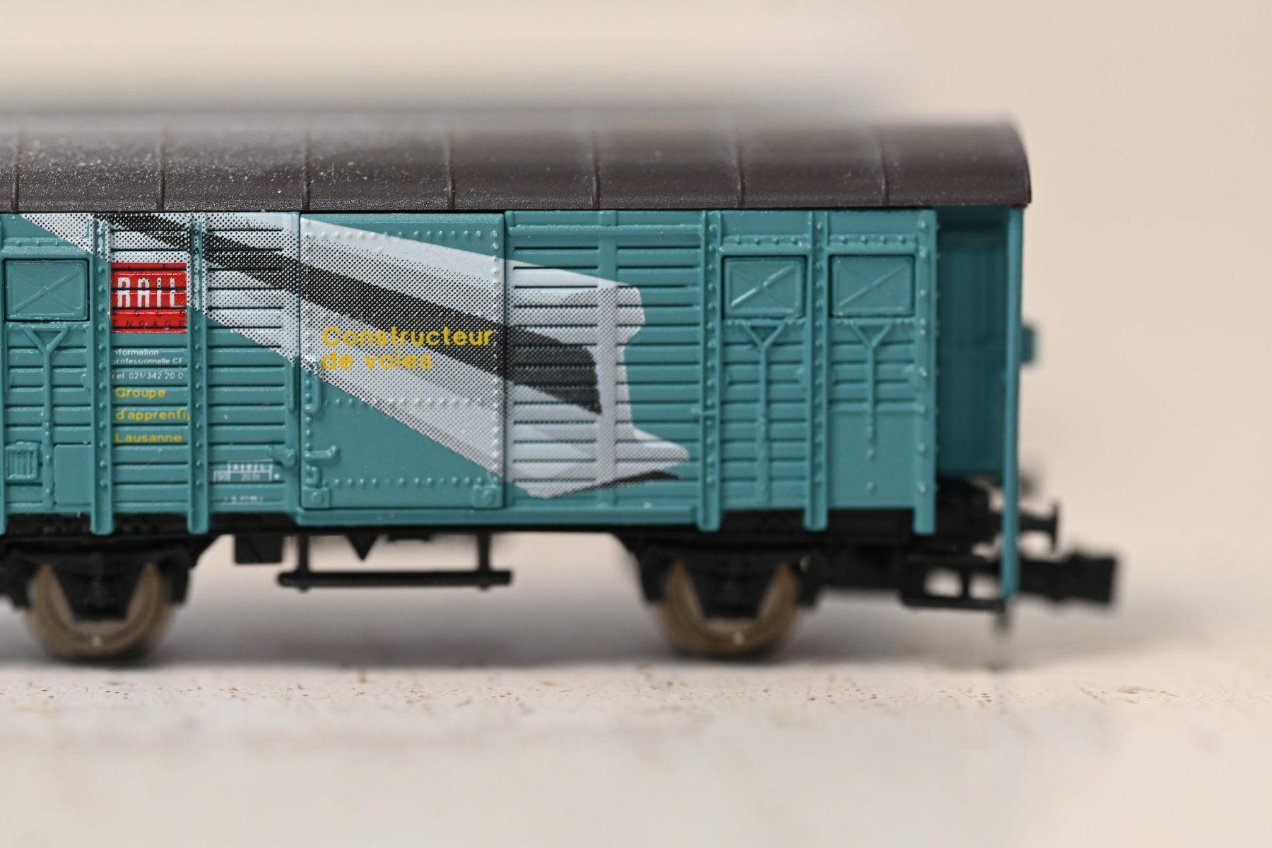 Hobbytrain Modellini di ferrovie: Güterwagen K3-GMS Hobbytrain Spur N mit OVP – Usato da Laupen ZH venduto da Zmoewe 2