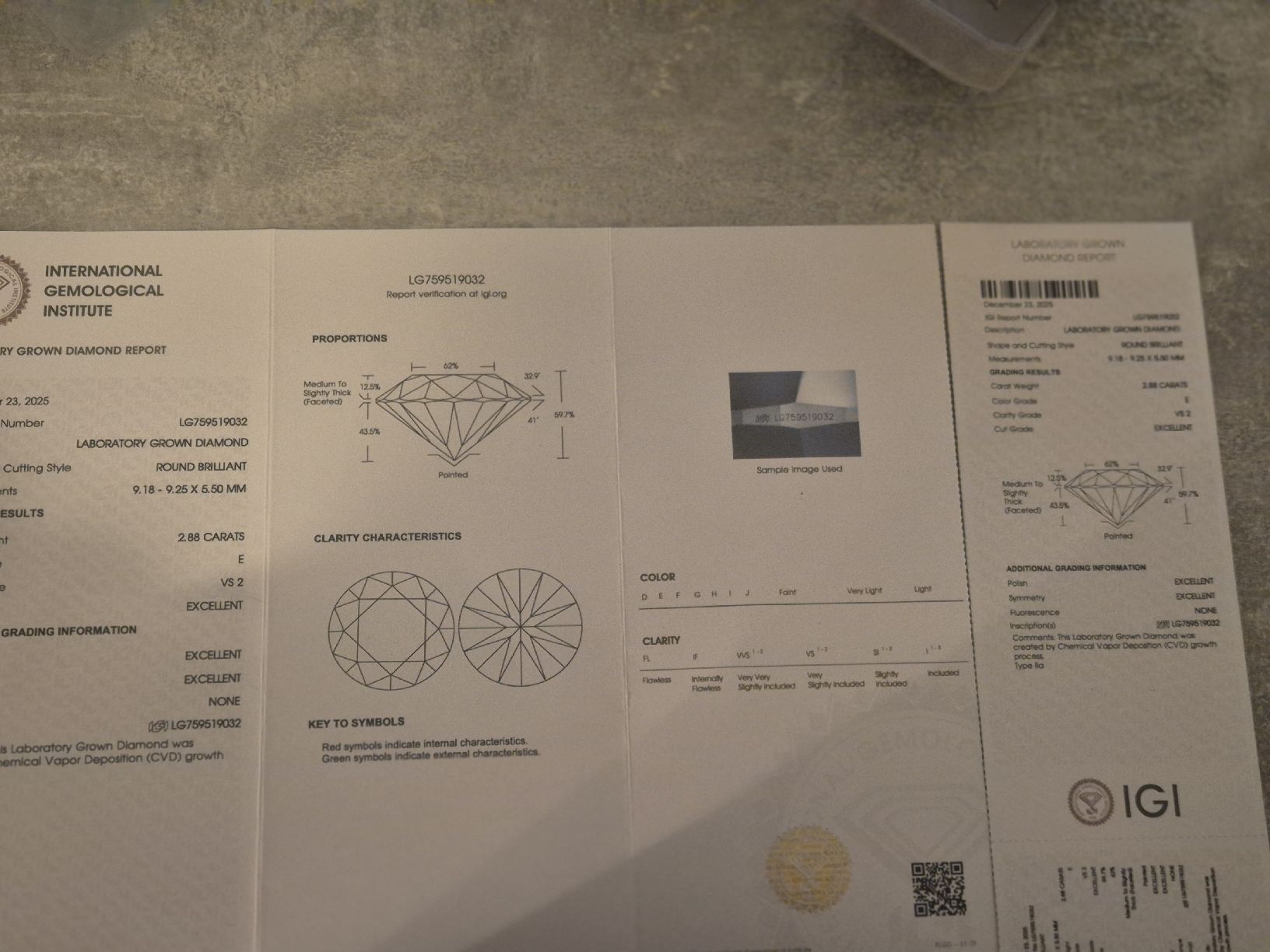 Ringe: Solitär 2,88 Karat Labor – Neu und originalverpackt aus Bilten von mona3001 4