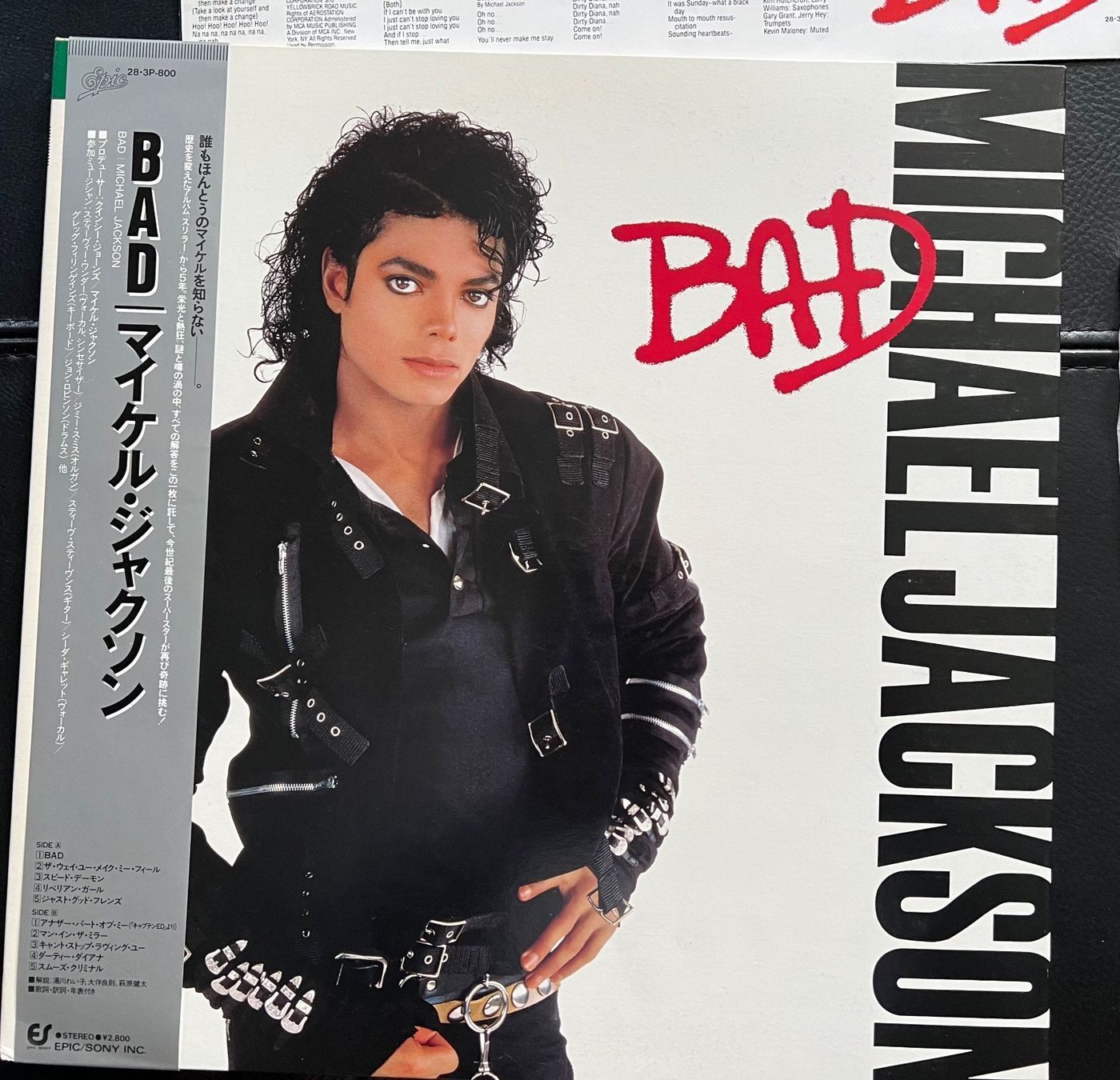 Schallplatten: Michael Jackson -BAD -Vinyle Promo Japon – Neu (gemäss Beschreibung) aus Le Lignon von Aladdin67