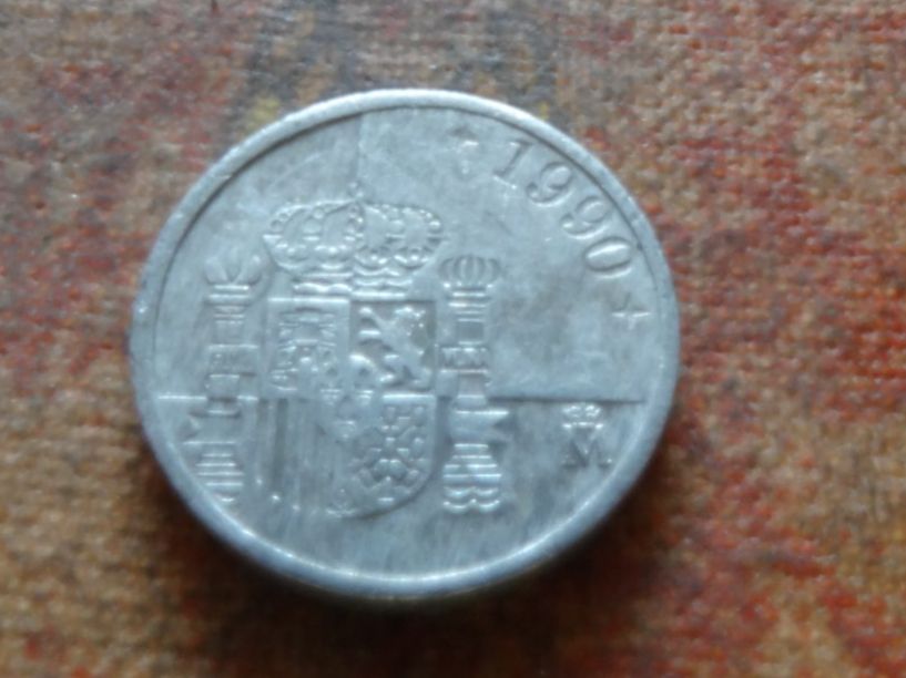 Alle Münzen: ESPAGNE  1 Pesetas  1990 – Gebraucht aus Romanel-sur-Lausanne von Swift13