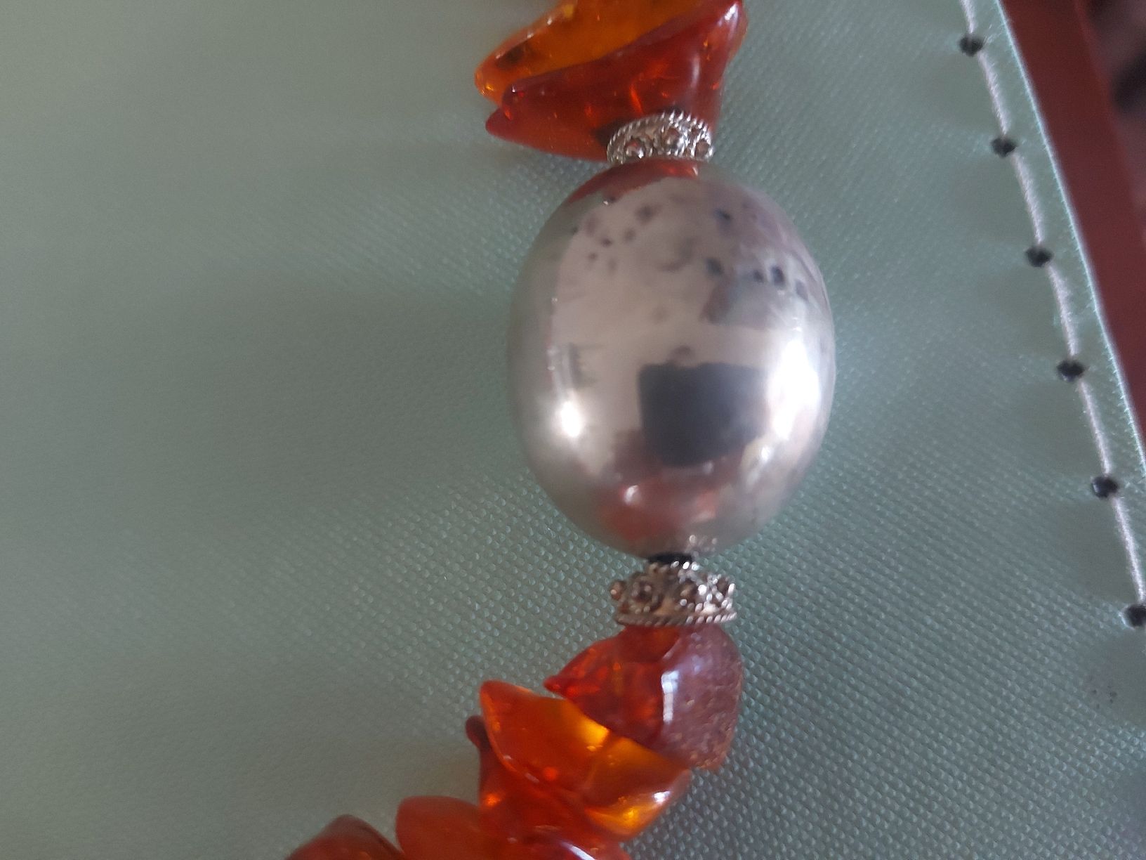 Catenine: Echte Bernsteinkette mit Silber – Usato da Ostermundigen venduto da son_vd9k 2