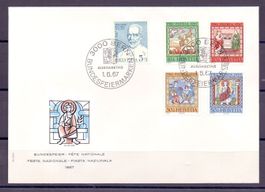 CH FDC Pro Patria Satz 1967