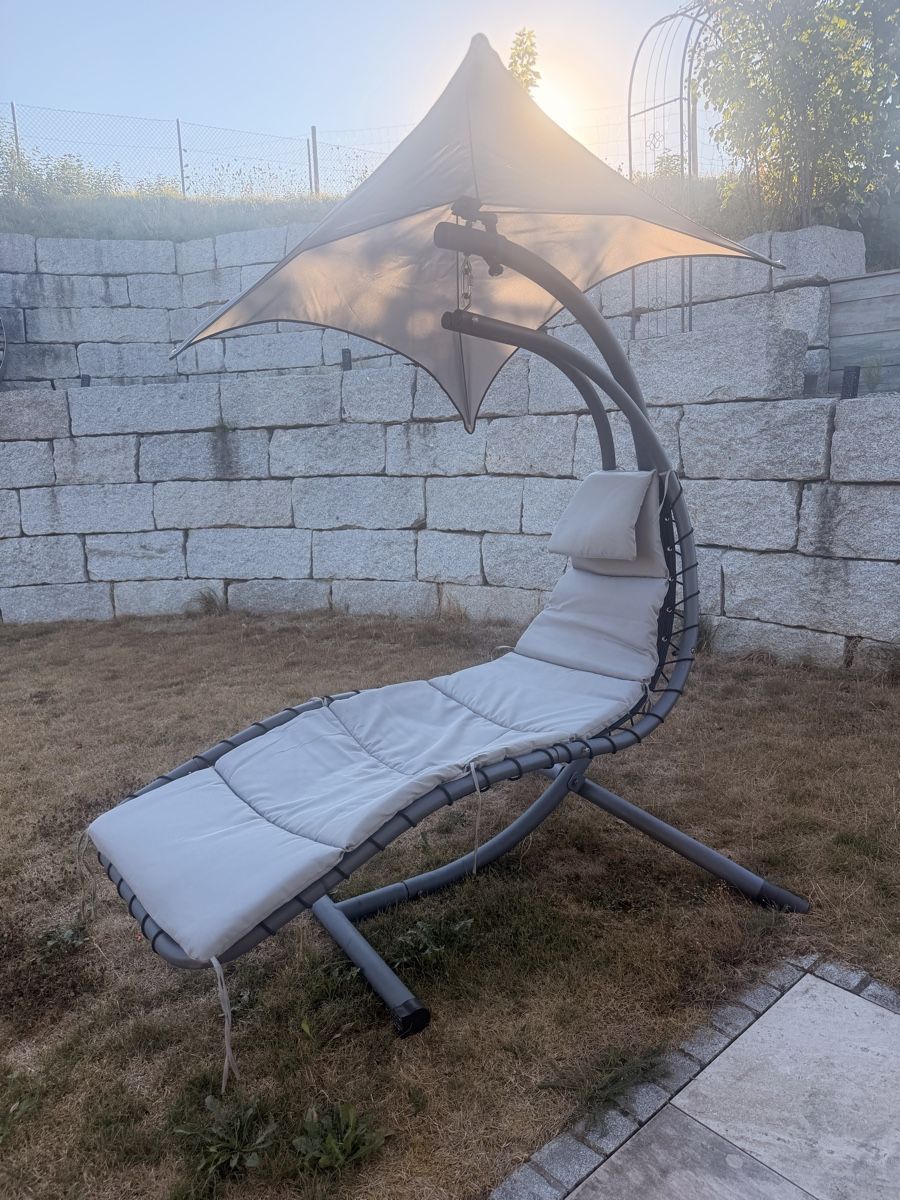 Gartenhängesitze: Hängesessel grau – Gebraucht aus Balterswil von new_one-123