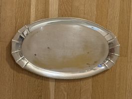 Christofle Paris: Grosse ovale versilberte Servierplatte 