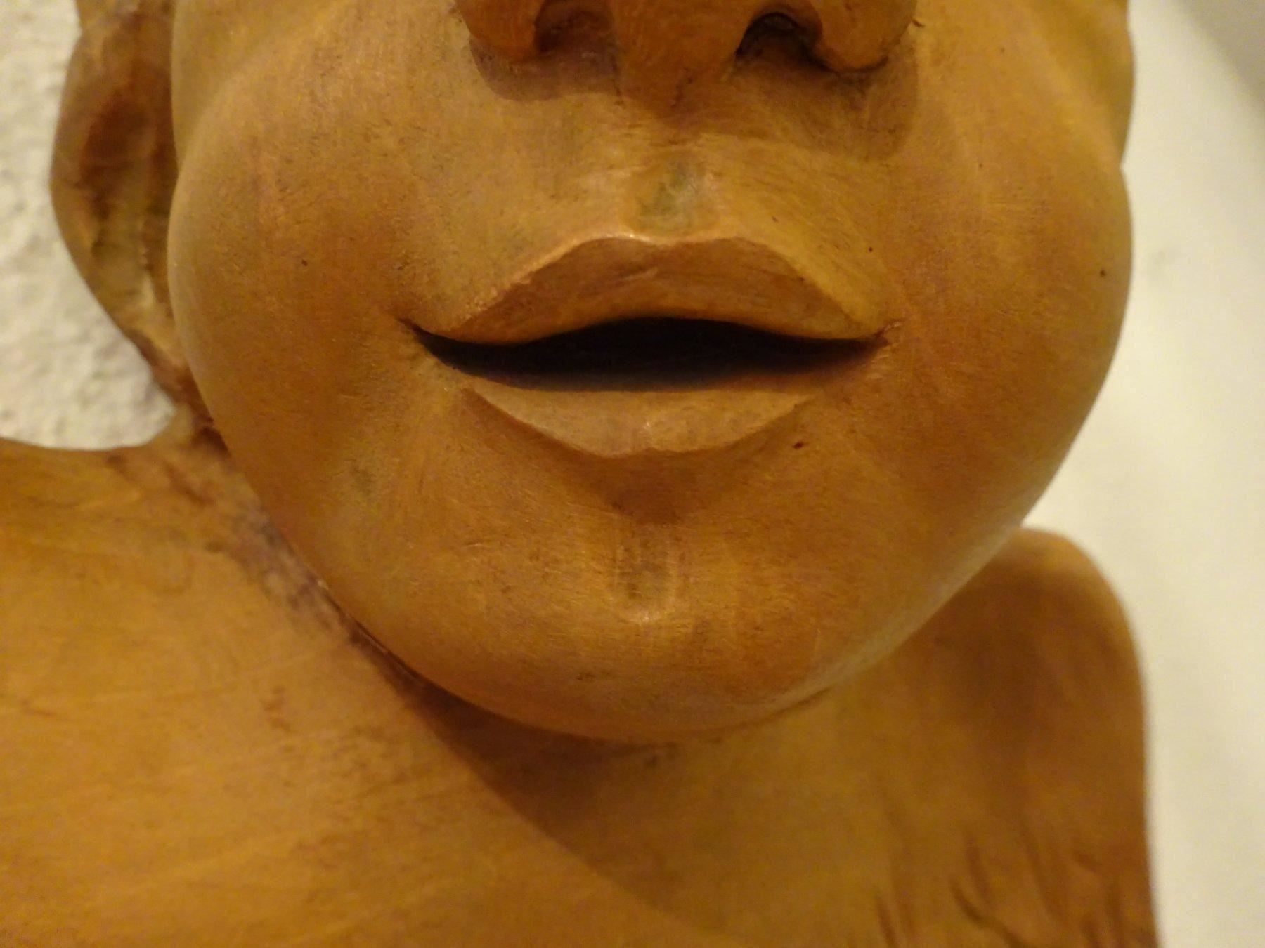 Sculture & Statue: Grosser Engel Putto Cherub – Usato da Esslingen venduto da eintagammeer 1