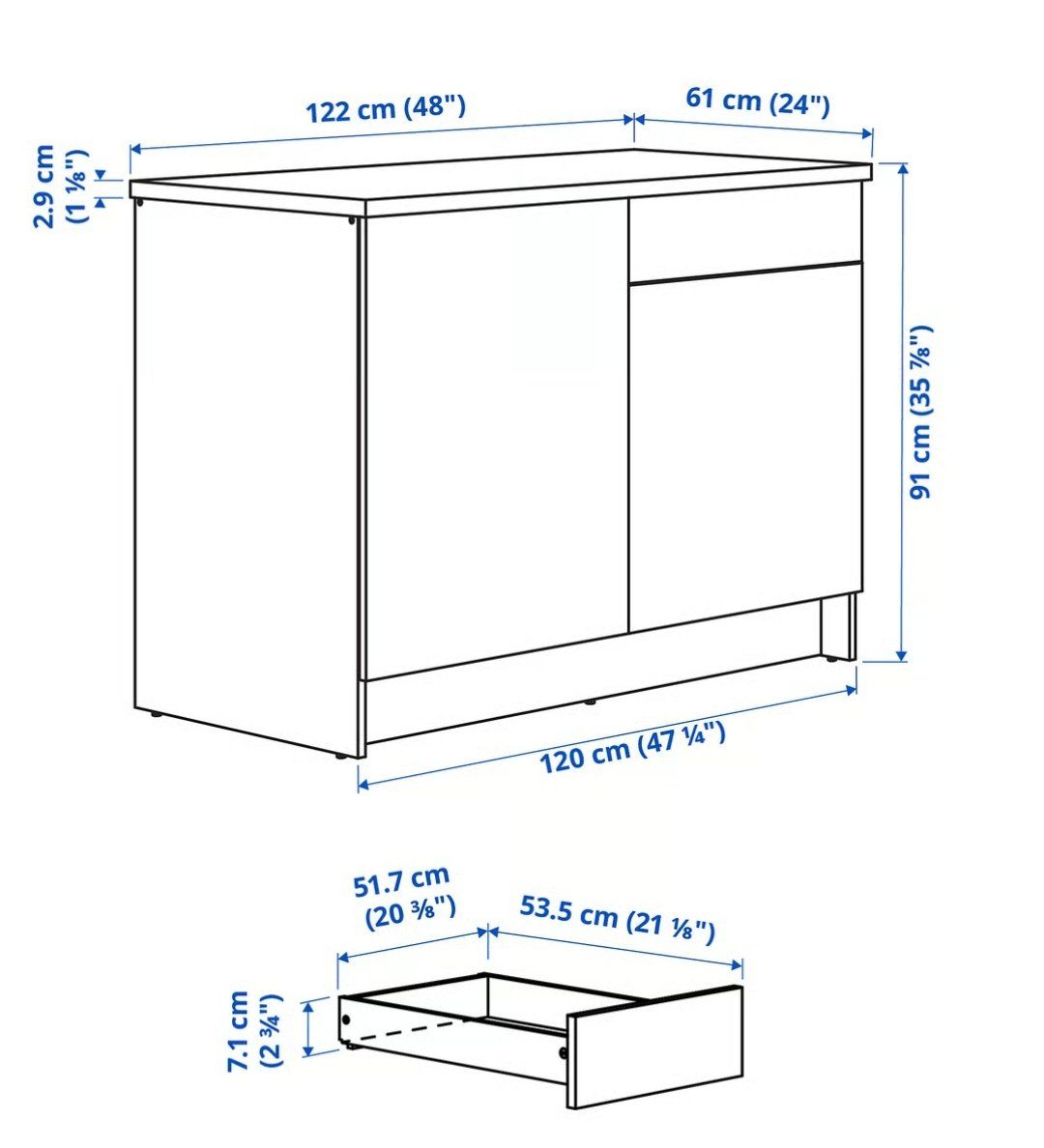 Ikea Cucine complete: Küchenschrank Ikea Knoxhult – Usato da Seengen venduto da die_Katze 7