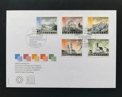 Schweiz FDC Sondermarken UNESCO Welterbe, 2003, Ersttag