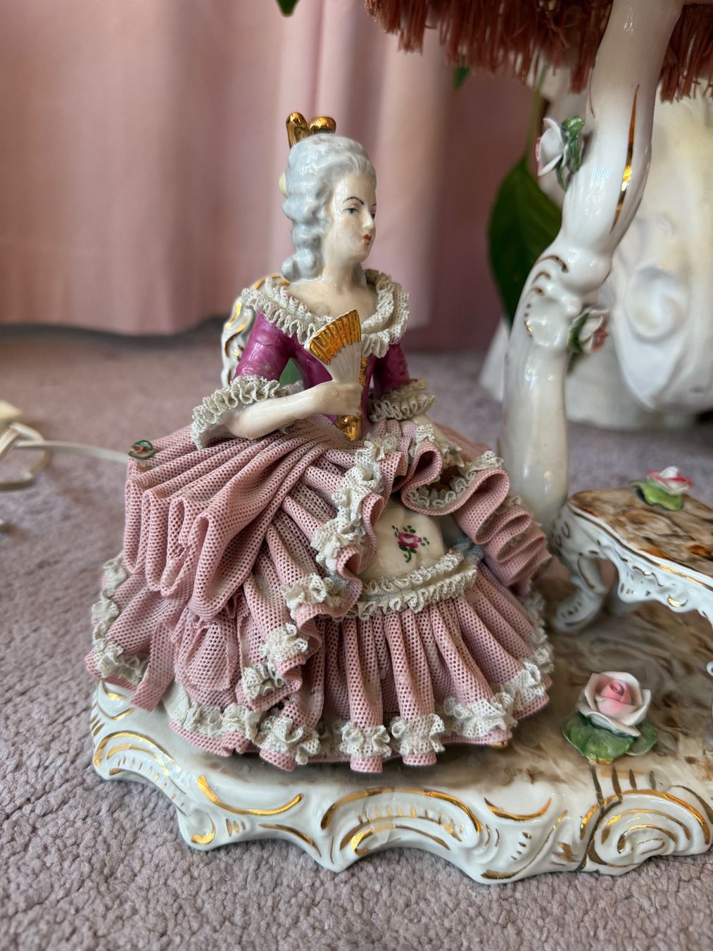 Lampade: Dresdner Lampe mit Figur – Usato da Zürich venduto da SecondhandZurich 2