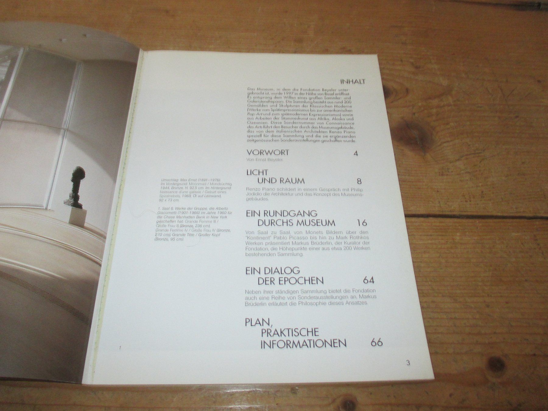 Libri: Fondation Beyeler Sondernummer Nr. 120 – Usato da Flims - Dorf venduto da Stagediver 1
