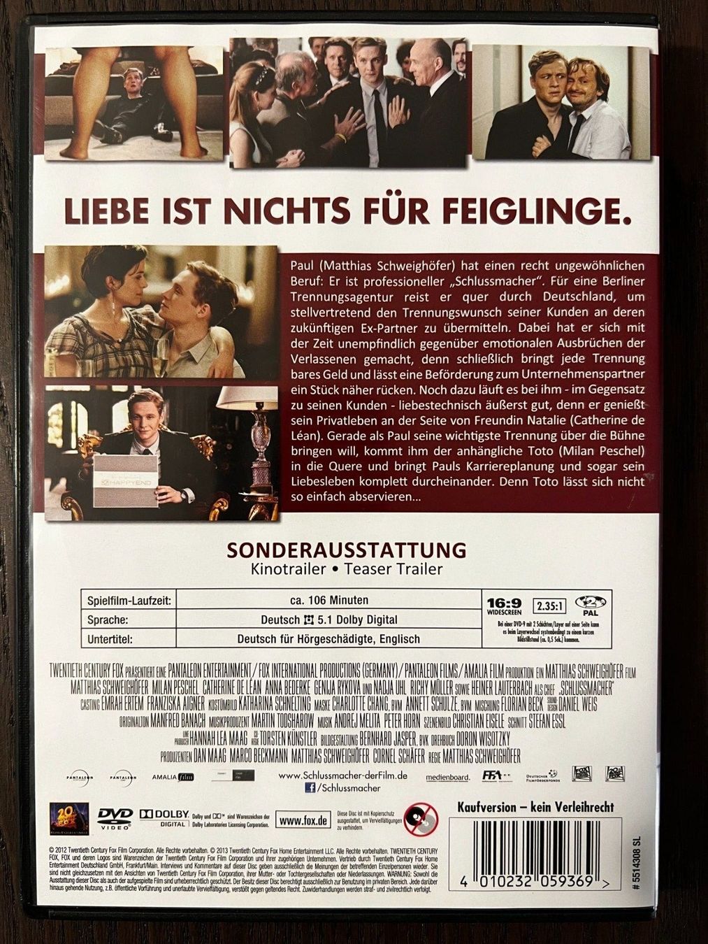 Tous les DVDs: Schlussmacher – D'occasion à Zürich par FilmFreunde 1