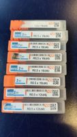 HM-Fräser MRB 230: R0.5x18, R0.5x16, R0.5x12
