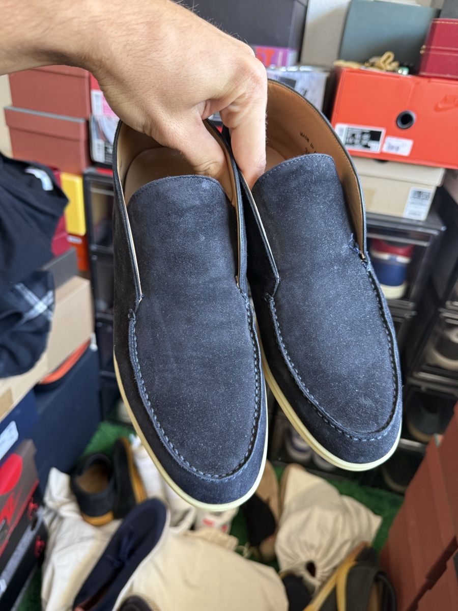 Loro Piana Scarpe da donna: Loro Piana Open Walk Navy – Usato da Genève venduto da SG_73 1
