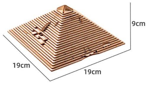 Puzzle: Quest Pyramide 3D Holzpuzzle Ägypten komplett – Usato da Effretikon venduto da Drache1 2