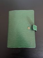 Louis Vuitton Agenda Epi Grün A6 Ringbuch Top Zustand!