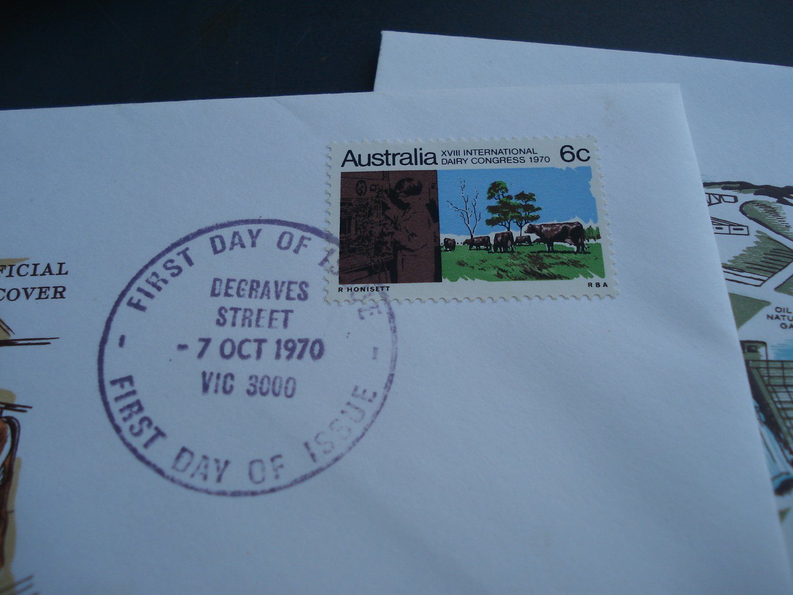 Alle Briefmarken: 4 FDC Australien, 1970 – Gebraucht aus Niederwil AG von morostahu 1