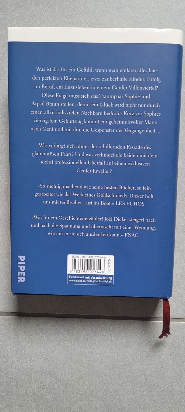 Libri: Bestseller ein ungezähmtes Tier Joel Dicker – Nuovo (secondo la descrizione) da Pieterlen venduto da Elegance7 1