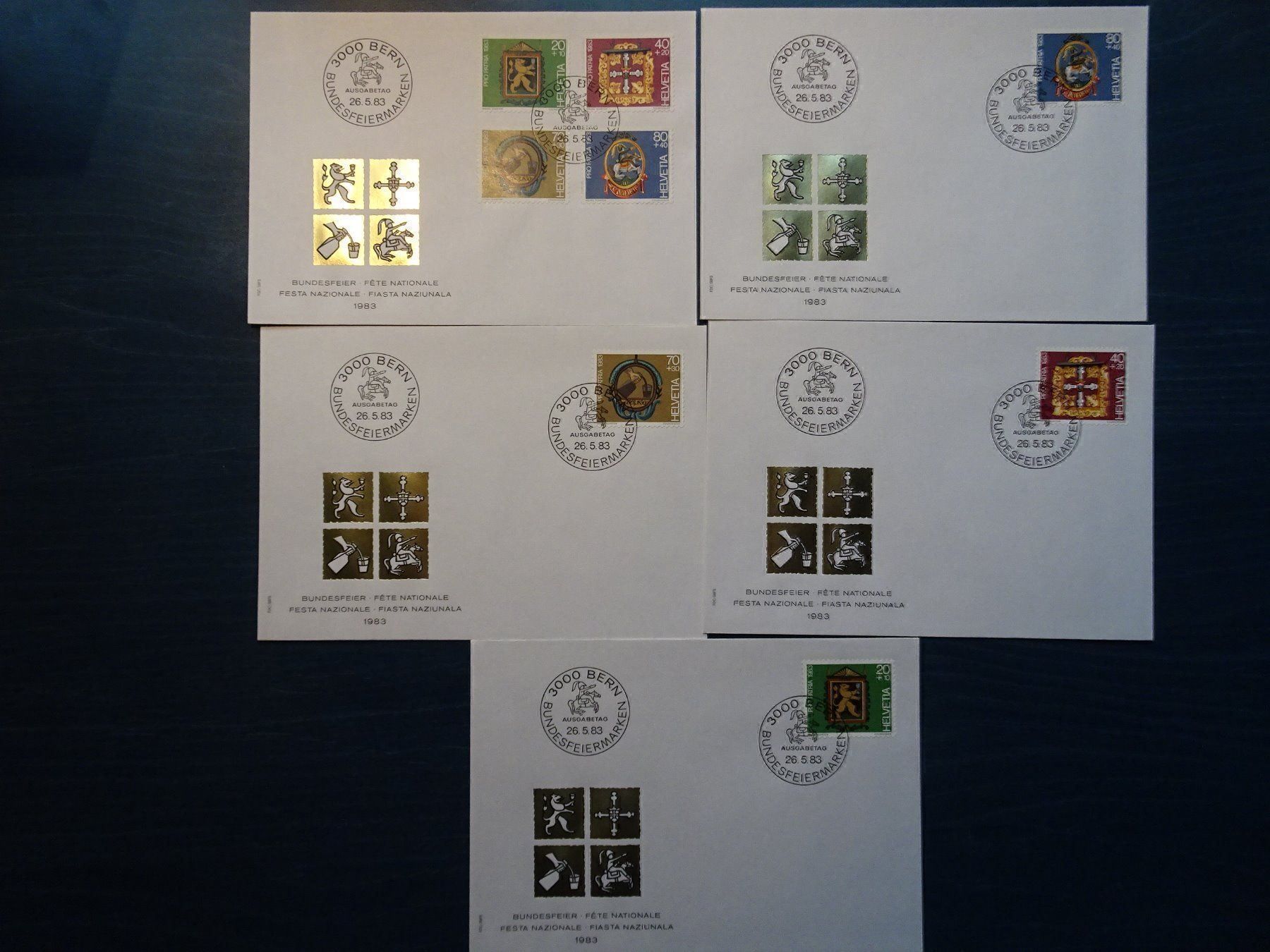 Tous les timbres: PP 1983 – Neuf (Voir description) à Aadorf par Chnorli-Furz