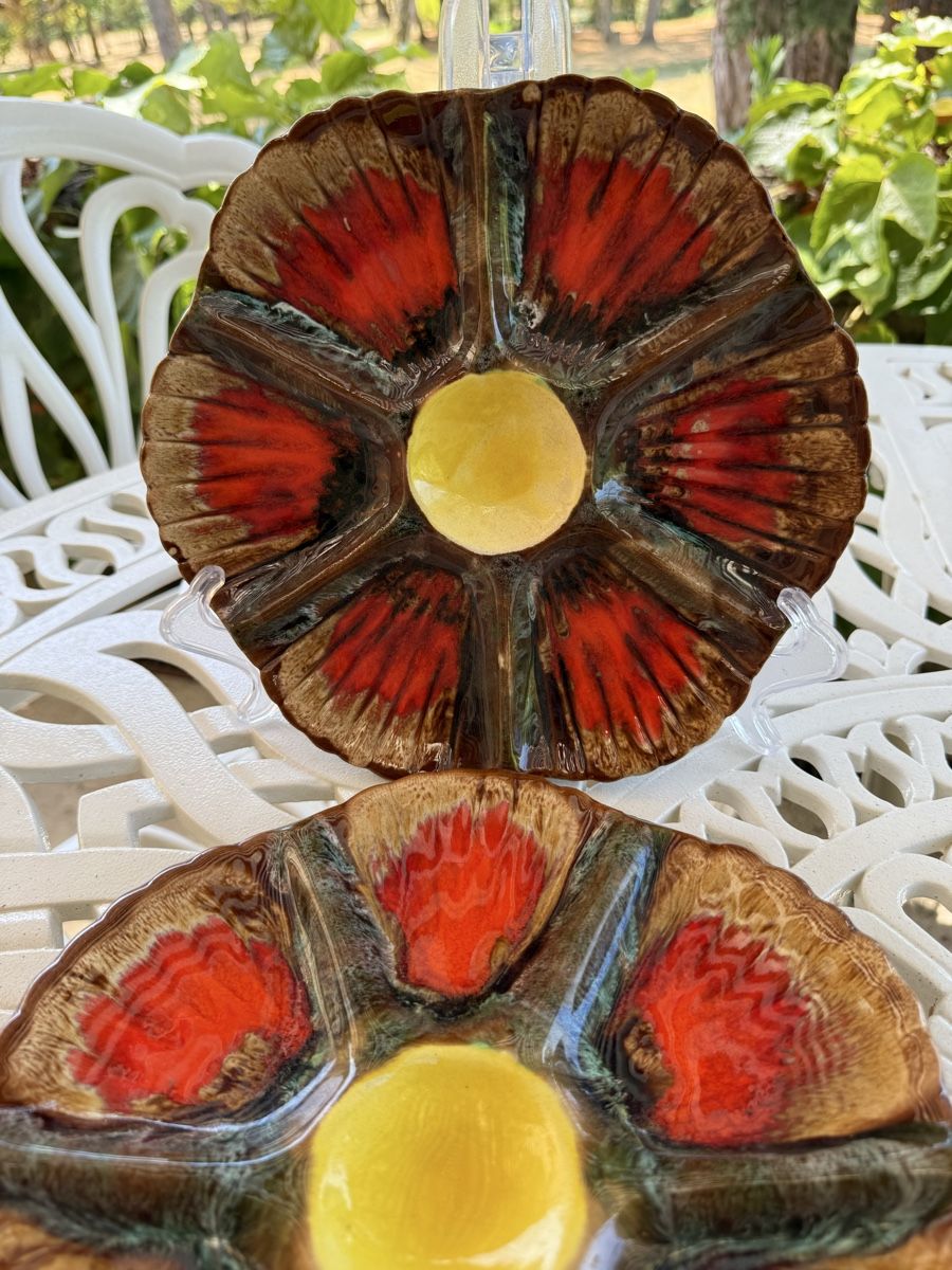 Teller: 2 Vallauris Austern Teller / Oyster Plate – Gebraucht aus Olten von ale_nb2x