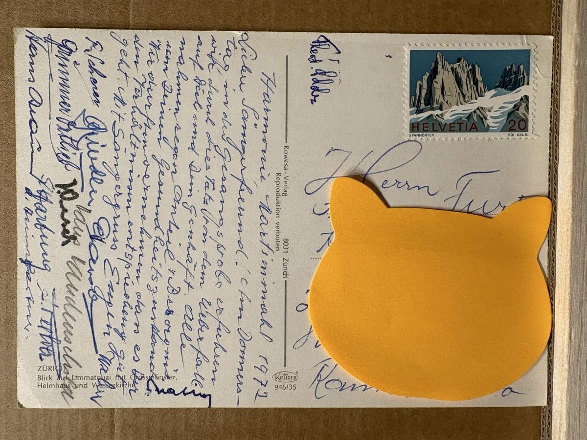 Cartoline postali: AK von Zürich mit Bergpanorama – Usato da Rümlang venduto da Kartenpost1 1