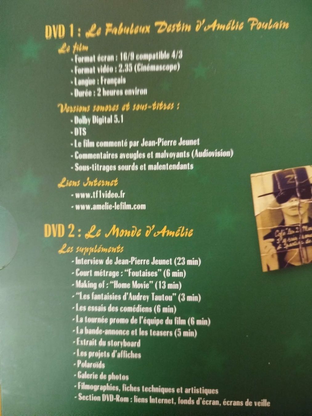 Tous les DVDs: Coffret DVD Amelie – D'occasion à La Chaux-de-Fonds par Emmaus2300CDF 5