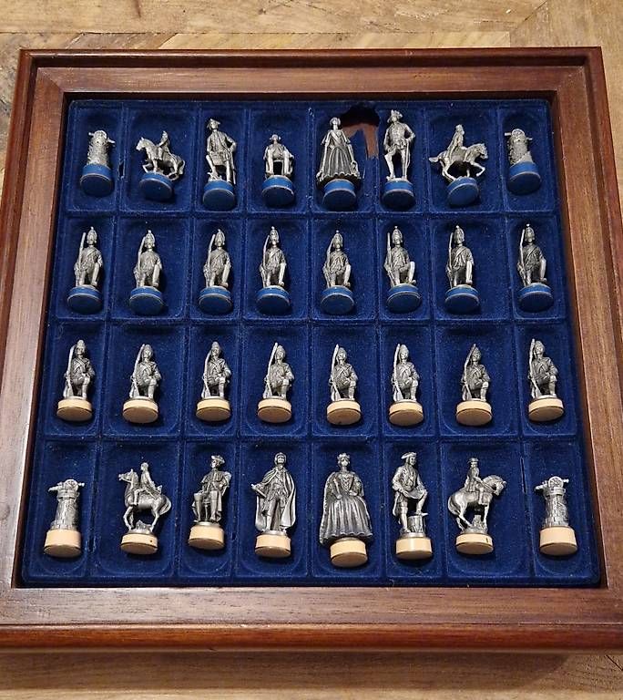 Franklin Mint Giochi: Schachspiel Franklin Mint 1987 "Der siebenjährige Krieg" – Usato da Oberentfelden venduto da kat_8rks 1
