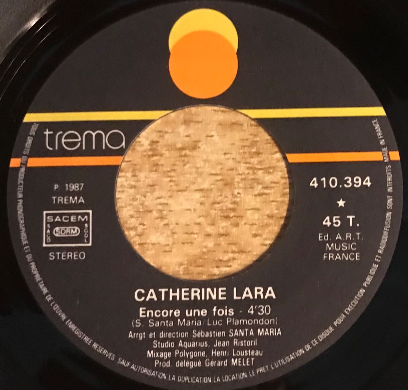 Vinyles: CATHERINE LARA - ENCORE UNE FOIS – D'occasion à Bussigny par vinyl-pas-cher 2