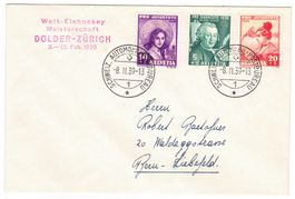 Lettre de Dolder-Zürich BPA A245 pour Bern le 8.II.39