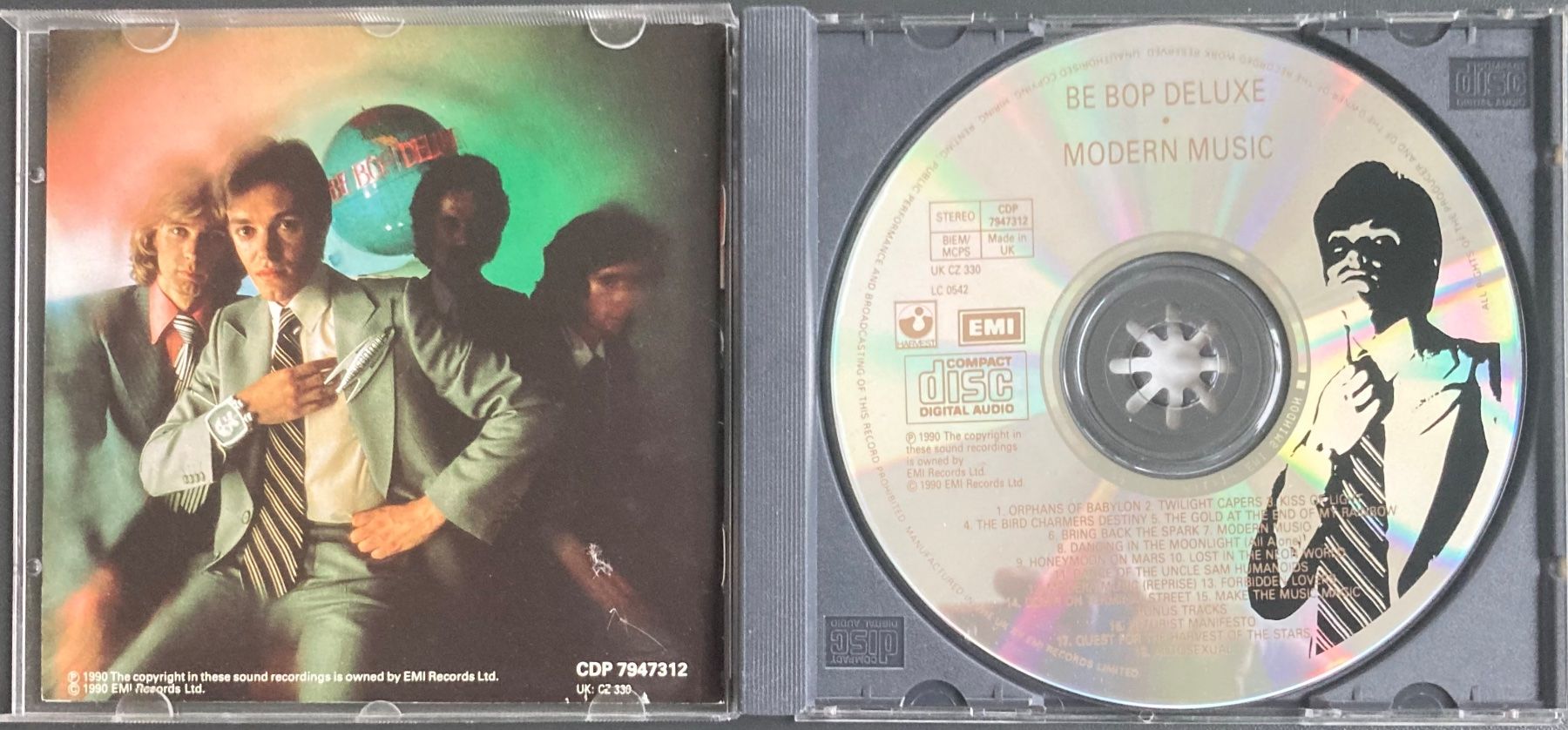 CD: BE-BOP DELUXE - MODERN MUSIC – Usato da Poliez-Pittet venduto da Newtown-Records 2