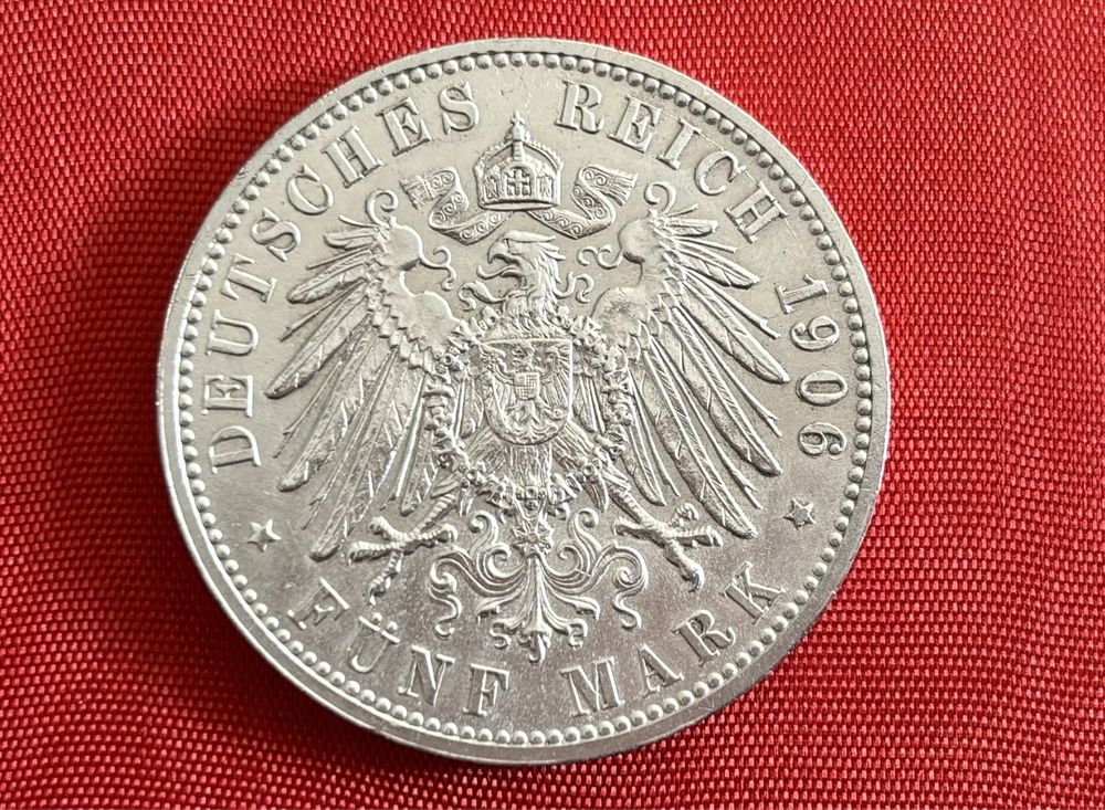 Deutsches Reich 5 Mark 1906 Friedrich und Louise von Baden Kaufen
