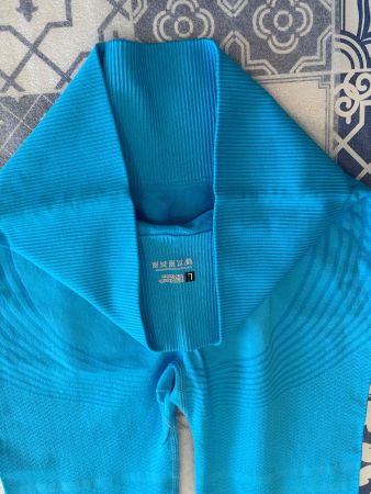 Legging 3 D sculptant & Anti Cellulite bleu L