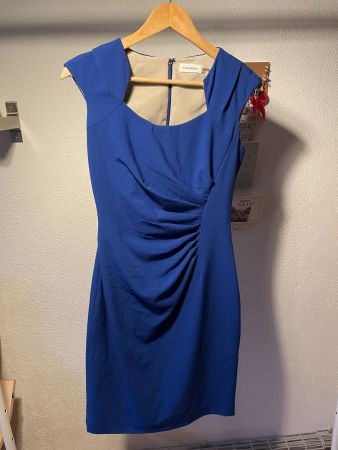 Chices Calvin Klein Kleid, blau, Grösse S