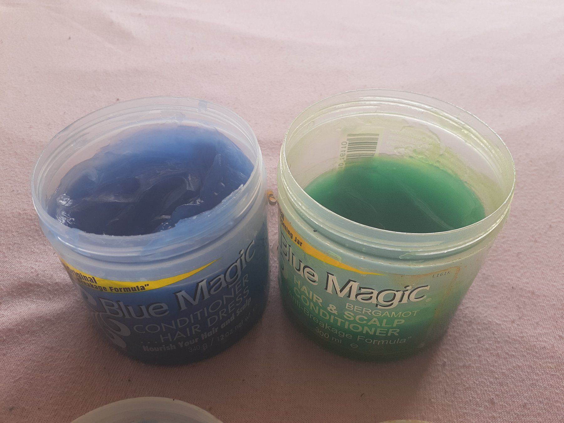 Prodotti per capelli: 2 Pots de crème cheveux Blue Magic Conditioner Bleu et Vert – Usato da Lausanne venduto da rho_h68s 2