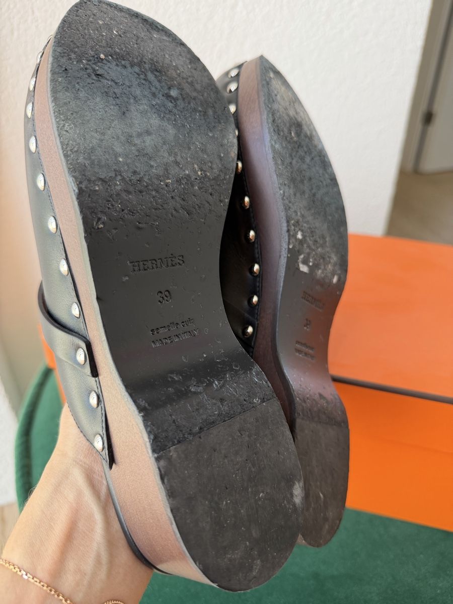 Hermès Chaussures femmes: Hermès Carlotta Black 39 – D'occasion à Schindellegi par SeaAndAir 7