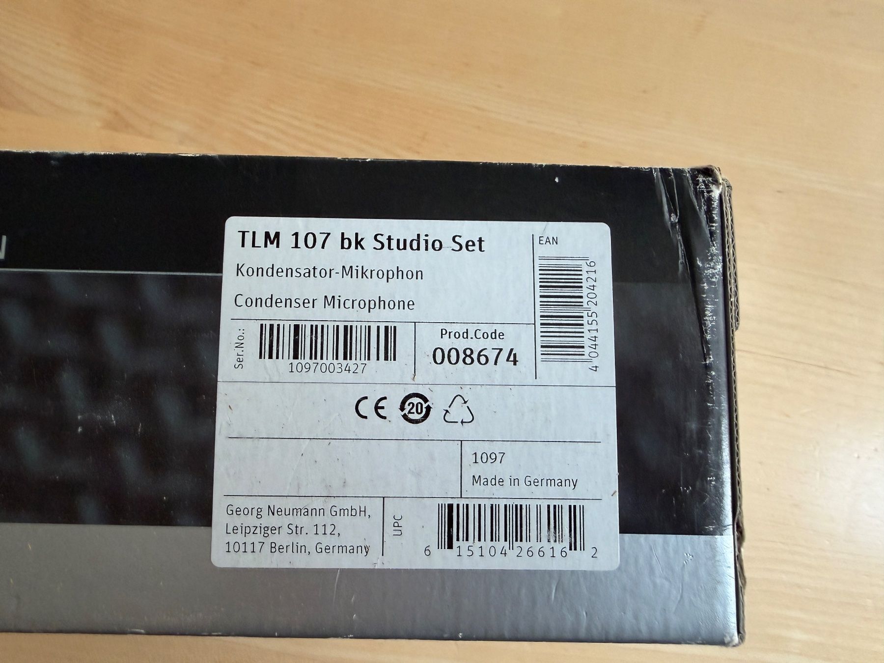 Neumann Microfoni: Neumann TLM 107 bk Studio Set – Usato da Huttwil venduto da dominikdirosa 4