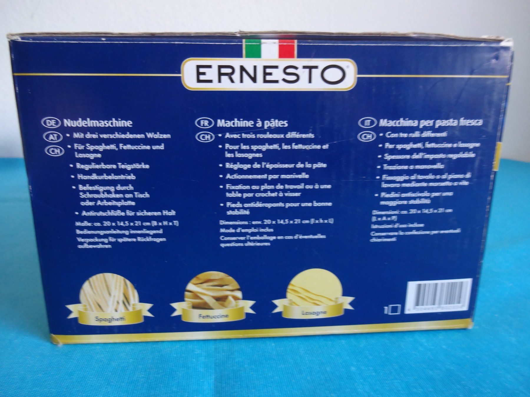 Elettrodomestici da cucina: " Ernesto " Nudelmaschine – Nuovo (secondo la descrizione) da Frauenfeld venduto da Jahy 4