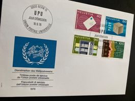 FDC 16.9.1976 UPU ZNr 10-13  Briefpost  Weltpostverein