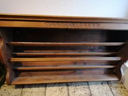 Antikes Tellerboard Tellerboard Holz