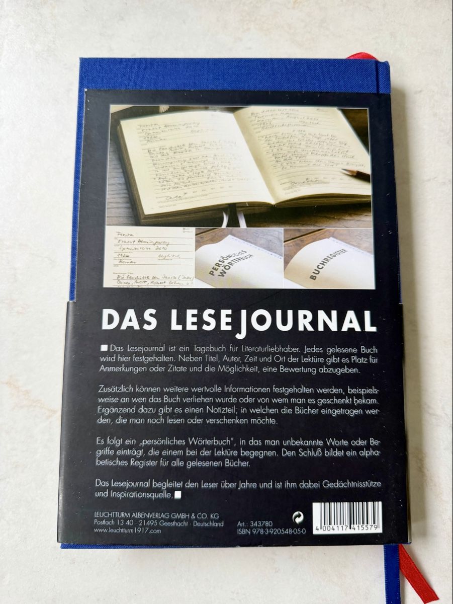 Libri: Das Lesejournal – Nuovo e nell'imballaggio originale da Rupperswil venduto da Meditta 1