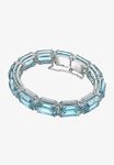 Swarovski Mileni bracelet octogon cut blue rodium plated