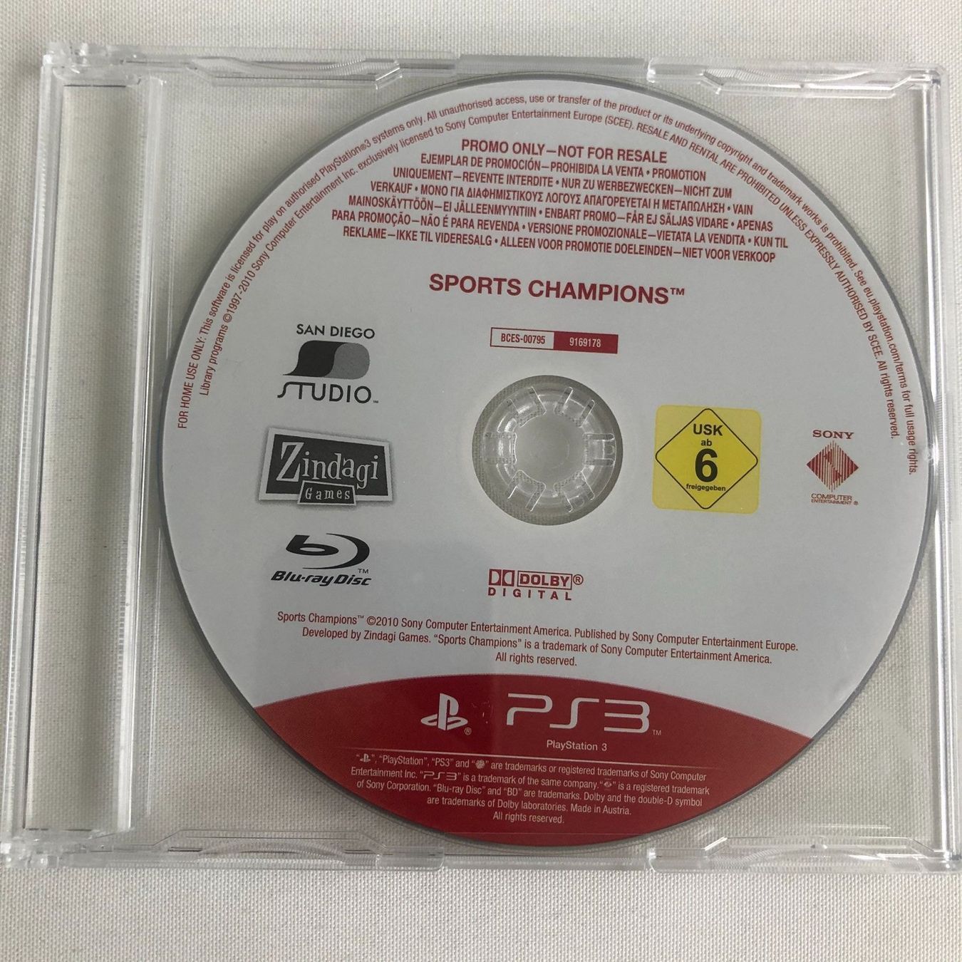 Sony Spiele: Sports Champions - PS 3 – Gebraucht aus Nussbaumen AG von Pika-Shop